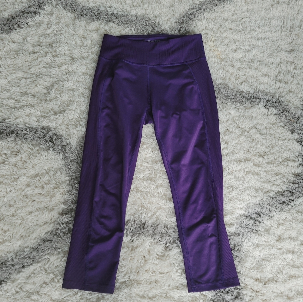 Purple Cropped Leggings | Size Small | tek gear - Picture 1 of 7